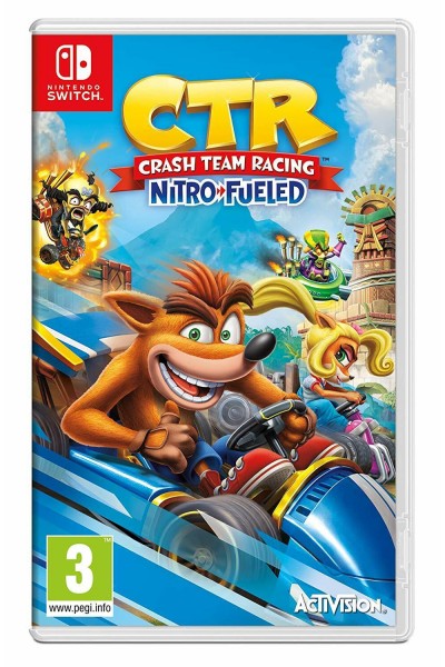 APERTO MAI USATO NUOVO CRASH TEAM RACING NITRO FUELED NINTENDO SWITCH ITALIANO