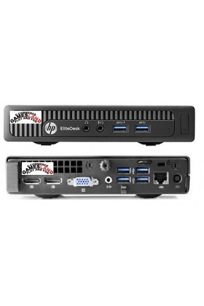 HP ELITEDESK 800 G1 DM 35W MINIPC-i5-4590T-CPU 2.0/3.0 GHZ-4GB RAM-128GB SSD W10