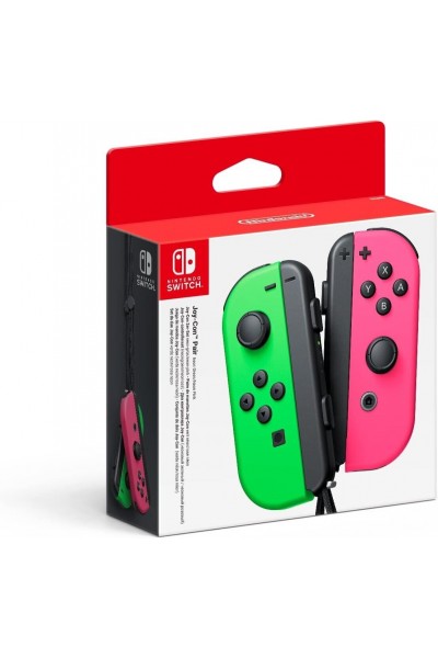 JOY-CON NEON GREEN/NEON PINK PER NINTENDO SWITCH PRODOTTO UFFICIALE ITALIANO