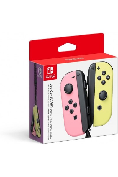 JOY-CON PASTEL PINK/PASTEL YELLOW X NINTENDO SWITCH PRODOTTO UFFICIALE ITALIANO