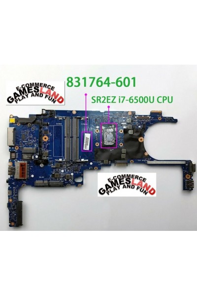 MAINBOARD/SYSTEM-B. PER HP ELITEBOOK 820 G3 I7-6500U 831764-601 NUOVO GARANZIA