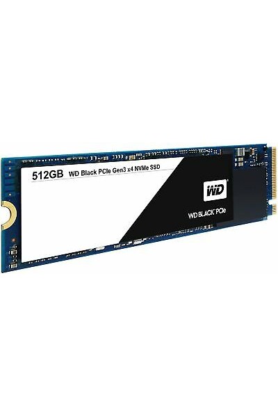 WD BLACK PCIe SSD 512GB 2280 M.2 NVMe M KEY USATO TEST OK 100% GARANZIA