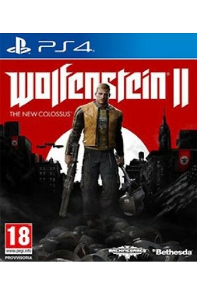 WOLFENSTEIN II THE NEW COLOSSUS PER SONY PS4 NUOVO PRODOTTO UFFICIALE ITALIANO